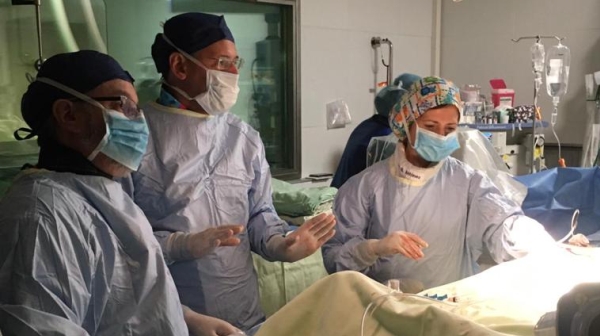 Realizamos el primer implante de una válvula Melody en Uruguay